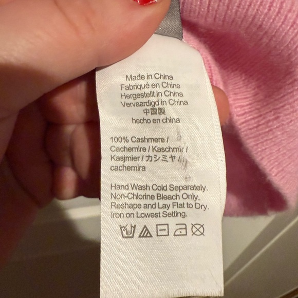 Pink 100% cashmere sweater by j.crew - Picture 4 of 7